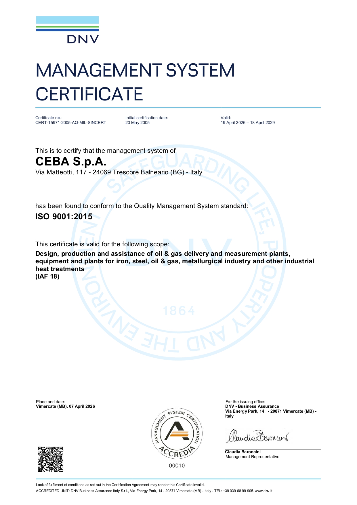 ISO 9001:2015